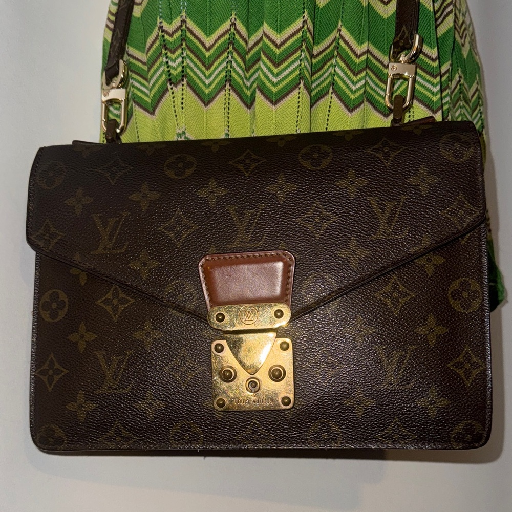 Louis Vuitton Dark Brown Monogram Crossbody Bag